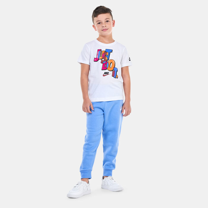 Nike Kids' Puzzle Just Do It T-Shirt White Nike Kids' Puzzle Just Do It T-Shirt White image number 2