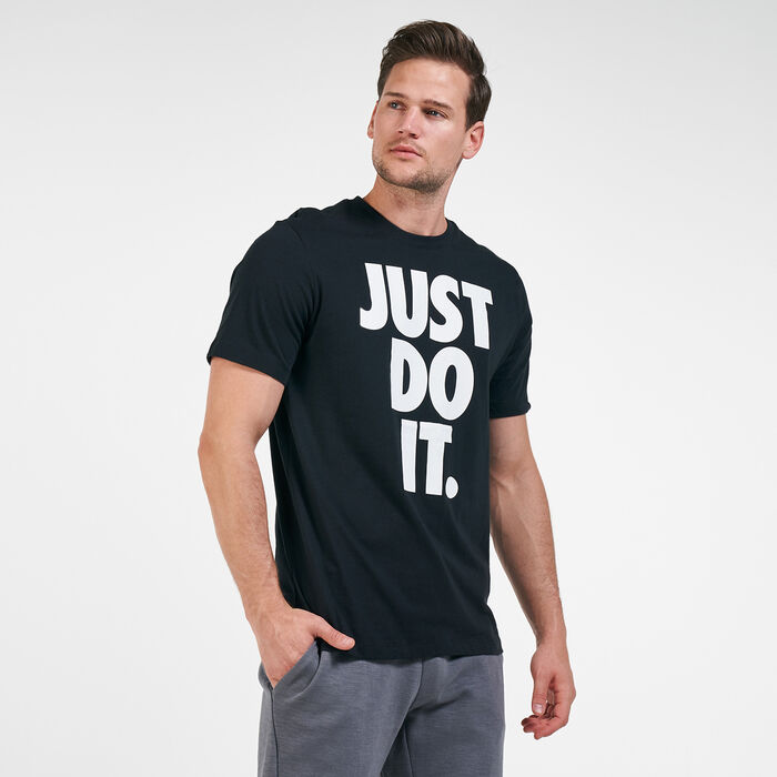 Nike Men's Just Do It Icon T-Shirt Black Nike Men's Just Do It Icon T-Shirt Black image number 0