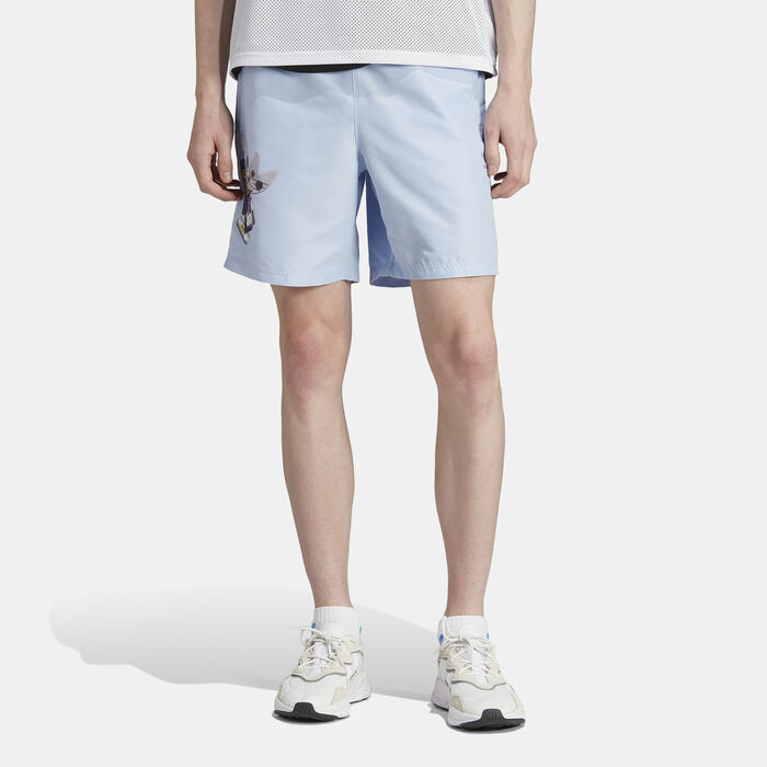 adidas Originals Men's Remote Graphic Shorts Blue adidas Originals Men's Remote Graphic Shorts Blue image number 0