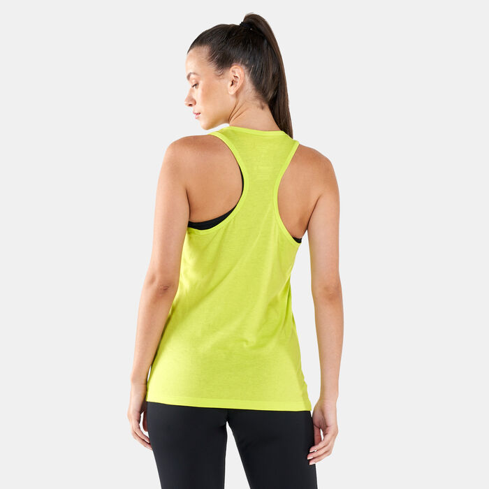Reebok Women's Identity Cropped Tank Top yellow image number 1