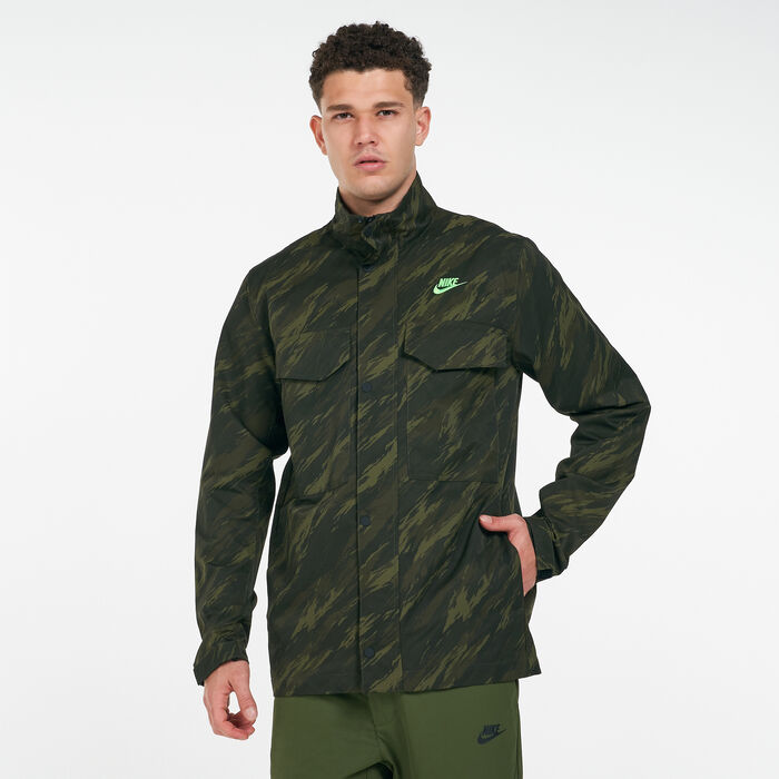 Nike Men's Sportswear SPE+ M65 Woven Jacket Green Nike Men's Sportswear SPE+ M65 Woven Jacket Green image number 0