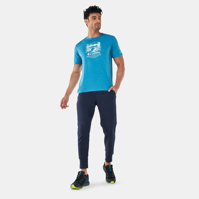 Columbia Men's Bluff Mesa™ II Graphic T-Shirt Blue Columbia Men's Bluff Mesa™ II Graphic T-Shirt Blue image number 2