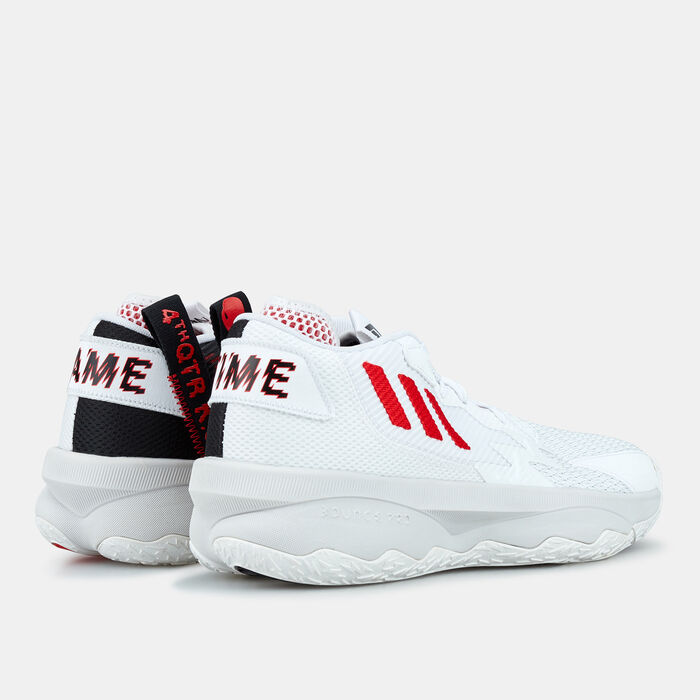 adidas Men's Dame 8 Basketball Shoe White adidas Men's Dame 8 Basketball Shoe White image number 7