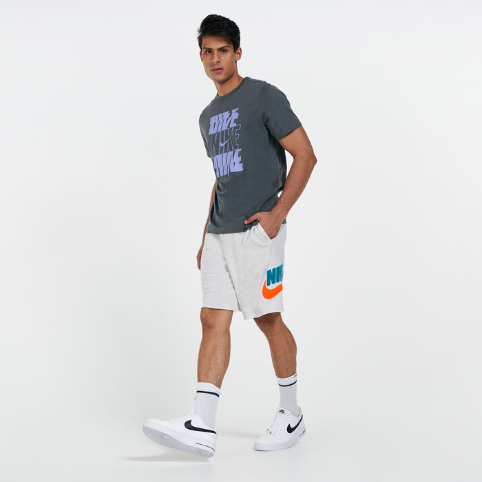 Nike Men's Sportswear Swoosh T-Shirt Grey Nike Men's Sportswear Swoosh T-Shirt Grey image number 2