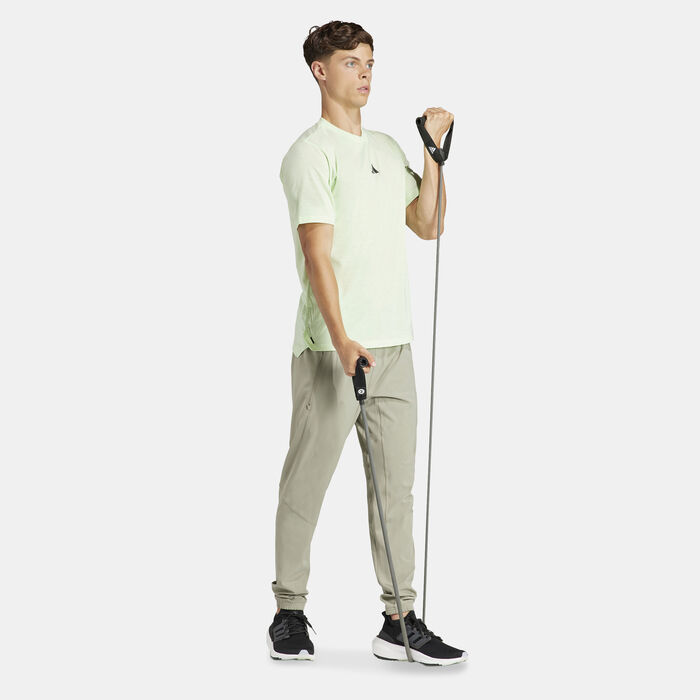 adidas Men's Logo Training T-Shirt Green adidas Men's Logo Training T-Shirt Green image number 2