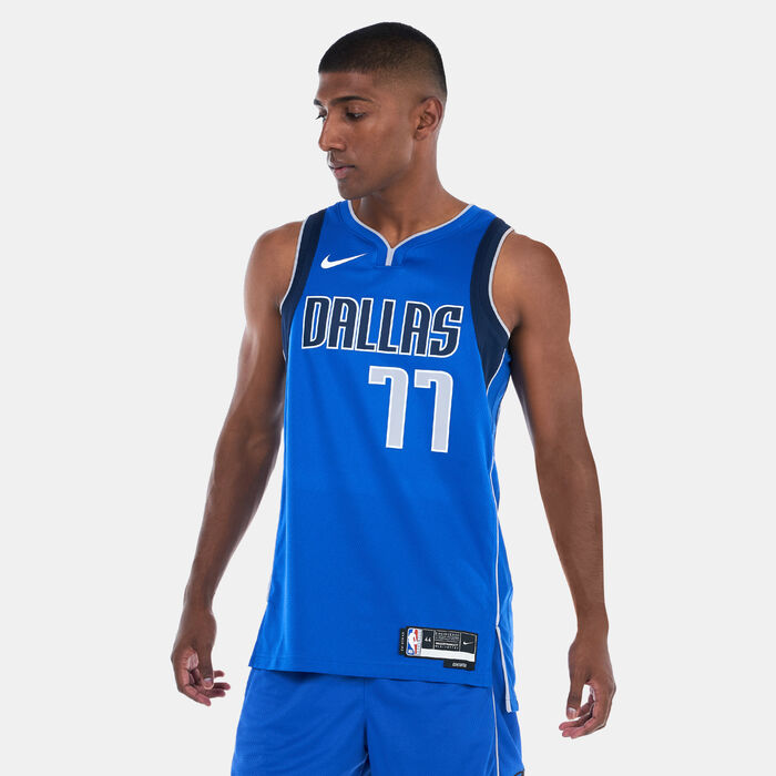 Nike Men's Dallas Mavericks Icon Edition Dri-FIT NBA Swingman Jersey - 2022/23 Blue Nike Men's Dallas Mavericks Icon Edition Dri-FIT NBA Swingman Jersey - 2022/23 Blue image number 0
