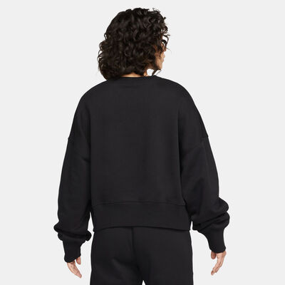 Nike Women's Sportswear Phoenix Fleece Sweatshirt Black Nike Women's Sportswear Phoenix Fleece Sweatshirt Black