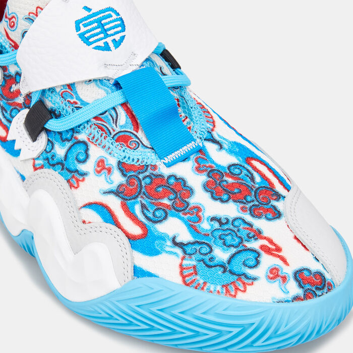 adidas Men's Dame 8 Basketball Shoe White adidas Men's Dame 8 Basketball Shoe White image number 14
