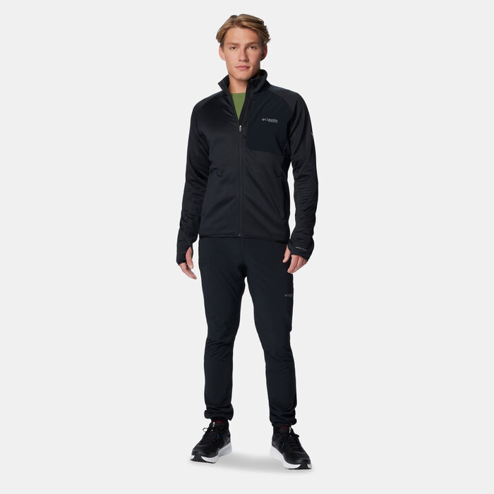 Columbia Men's Triple Canyon Grid Fleece II Full-Zip Jacket Black image number 2