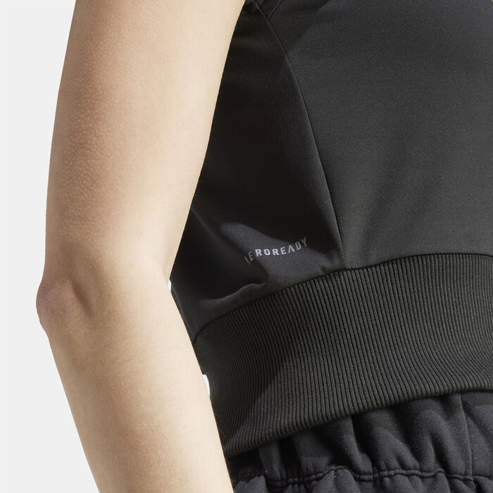 adidas Women's Z.N.E. T-Shirt Black adidas Women's Z.N.E. T-Shirt Black image number 4