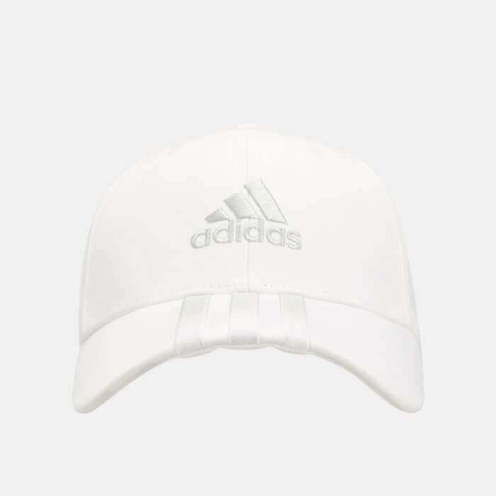 adidas Men's 3-Stripes Fading Baseball Cap White adidas Men's 3-Stripes Fading Baseball Cap White image number 0