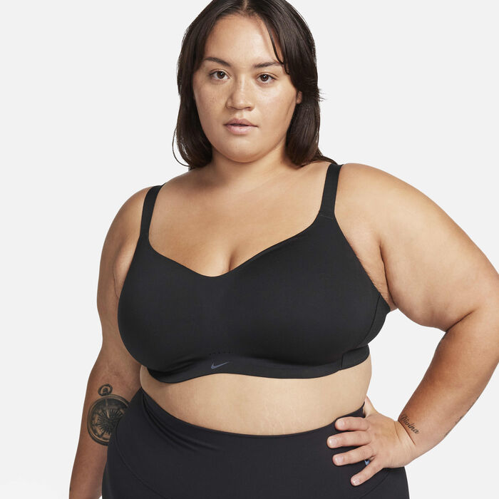 Nike Women's Dri-FIT Alate Minimalist Light-Support Training Sports Bra Black Nike Women's Dri-FIT Alate Minimalist Light-Support Training Sports Bra Black image number 8