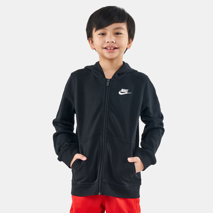 Nike Kids' Sportswear Club French Terry Hoodie (Older Kids) Black Nike Kids' Sportswear Club French Terry Hoodie (Older Kids) Black image number 0