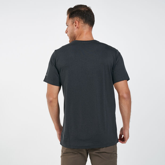 Columbia Men's Tech Trail™ Graphic T-Shirt Black Columbia Men's Tech Trail™ Graphic T-Shirt Black image number 1