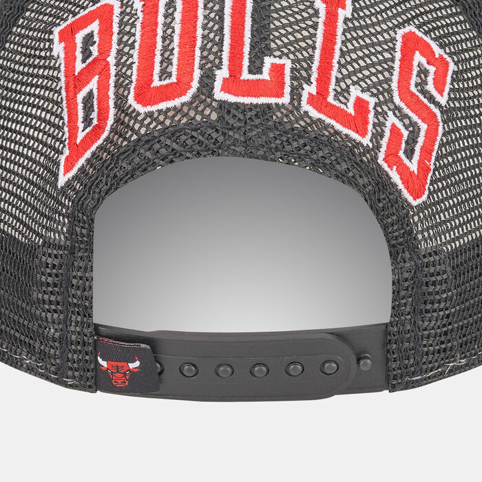 New Era Men's Chicago Bulls Team Color Block A-Frame Trucker Cap White New Era Men's Chicago Bulls Team Color Block A-Frame Trucker Cap White image number 1