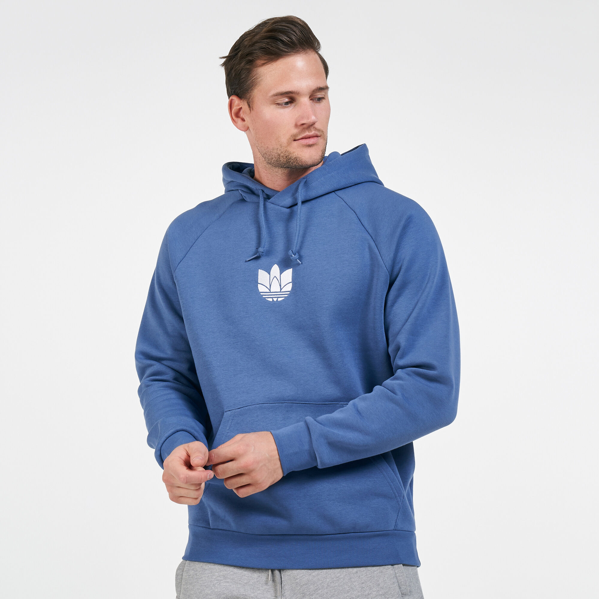 Adidas 3d trefoil hoodie new arrivals