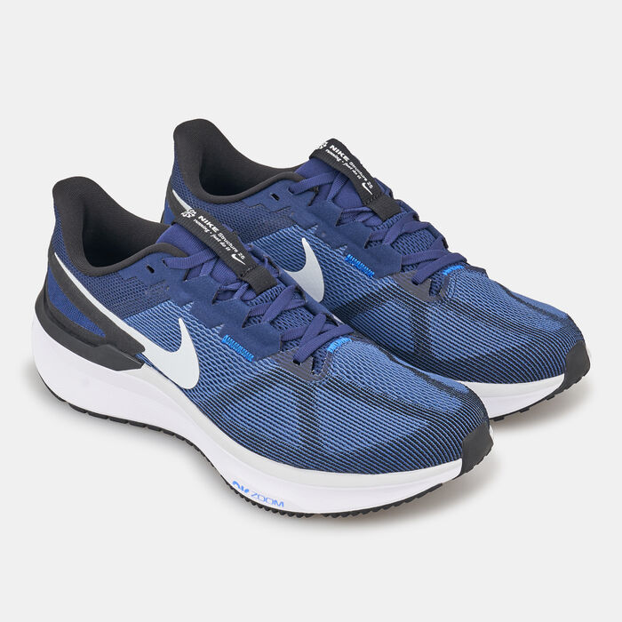 Nike Men's Structure 25 Road Running Shoes Blue Nike Men's Structure 25 Road Running Shoes Blue image number 1