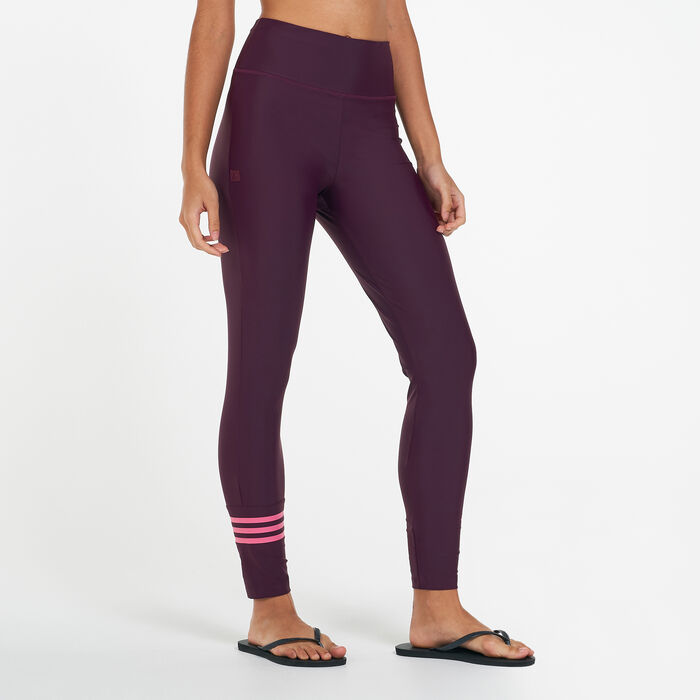 adidas Women's 3-Stripes Swimming Pant Red image number 1