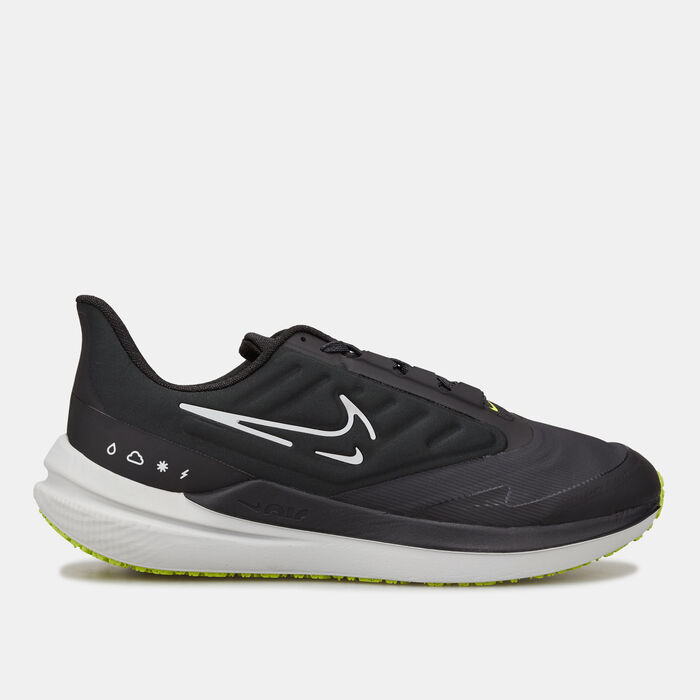 Nike Men's Air Winflo 9 Shield Shoe Black Nike Men's Air Winflo 9 Shield Shoe Black image number 0