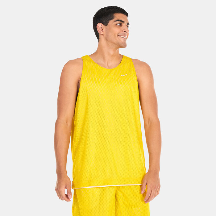 Nike Men's Dri-FIT Standard Issue Reversible Basketball Jersey yellow Nike Men's Dri-FIT Standard Issue Reversible Basketball Jersey yellow image number 0