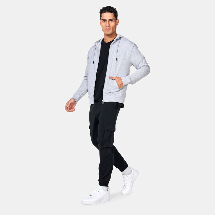 Sun and Sand Sports Men's Zipper Hoodie Grey Sun and Sand Sports Men's Zipper Hoodie Grey image number 2