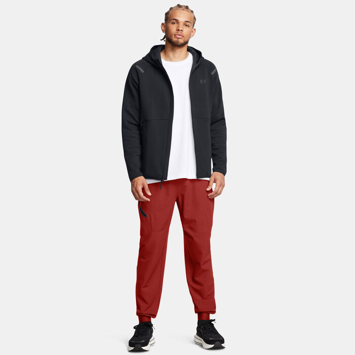 Under Armour Men's Unstoppable Fleece Full-Zip Hoodie Black image number 4