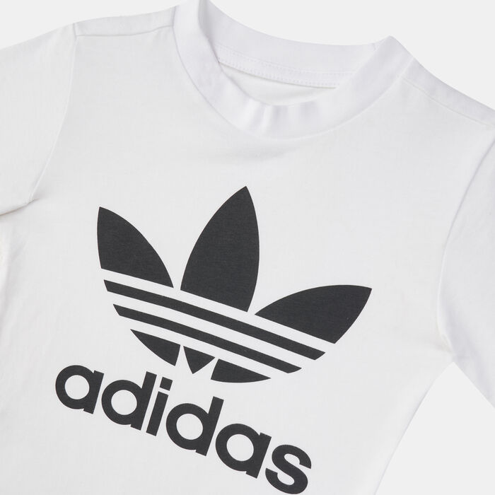 adidas Originals Kids' Trefoil T-Shirt (Baby and Toddler) White adidas Originals Kids' Trefoil T-Shirt (Baby and Toddler) White image number 2