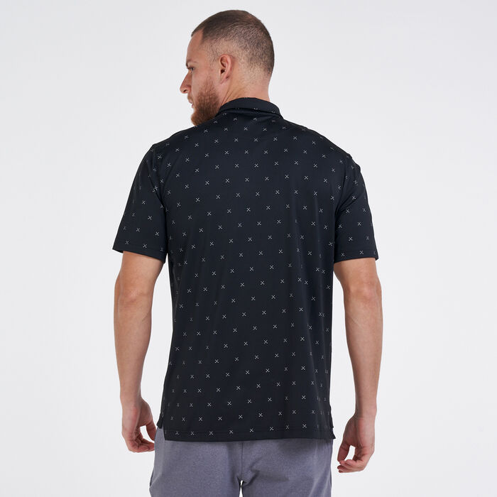Nike Golf Men's Golf Dri-FIT Printed Polo Shirt Black image number 1