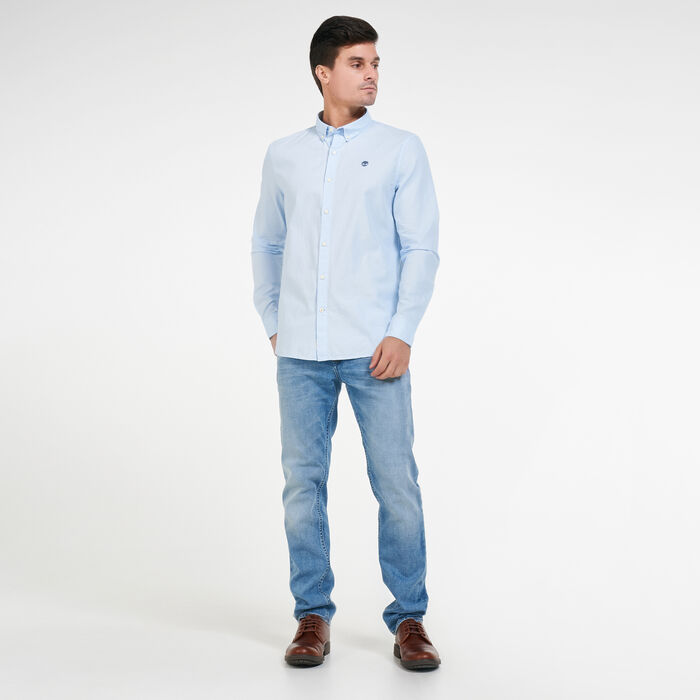 Timberland Men's Ela River Elevated Oxford Shirt Blue Timberland Men's Ela River Elevated Oxford Shirt Blue image number 2
