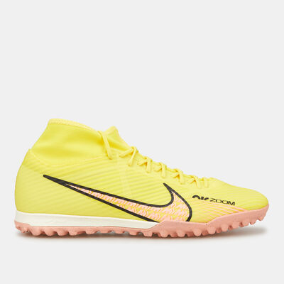 Nike Men's Mercurial Superfly 9 Academy Turf Ground Football Shoes yellow