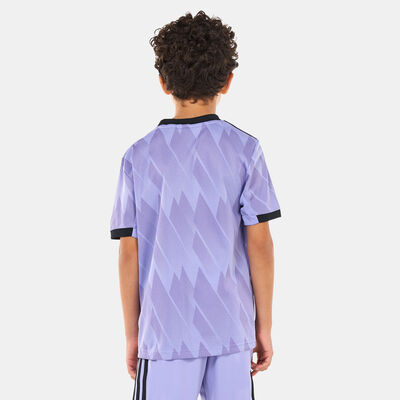 adidas Kids' Real Madrid F.C. Away Football Jersey - 2022/23 Purple
