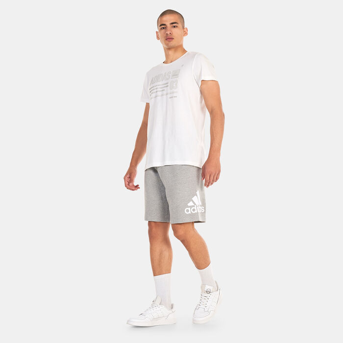 adidas Men's Essentials Big Logo Shorts Grey image number 2