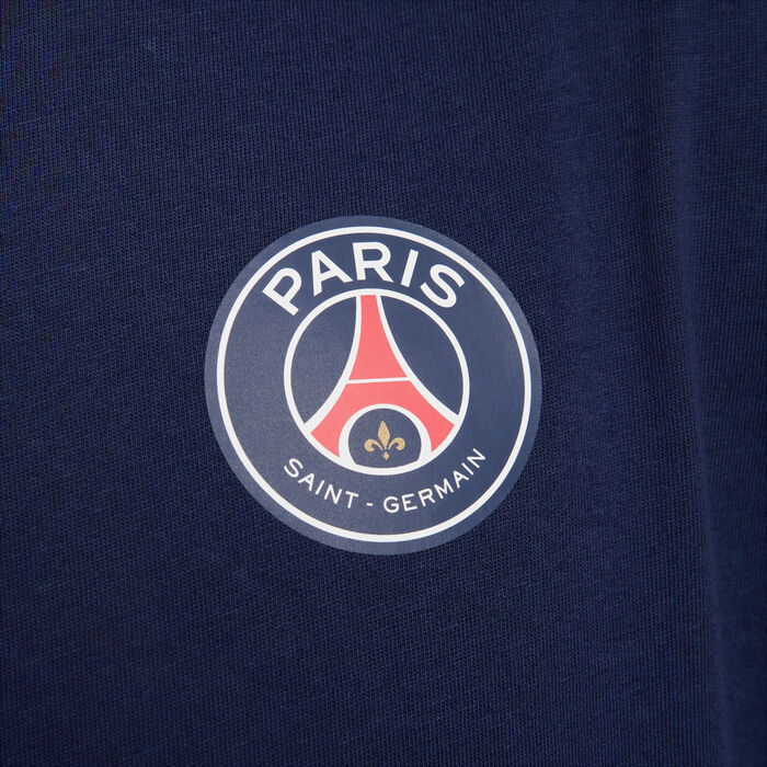 Nike Men's Paris Saint-Germain Essential T-Shirt Blue Nike Men's Paris Saint-Germain Essential T-Shirt Blue image number 4