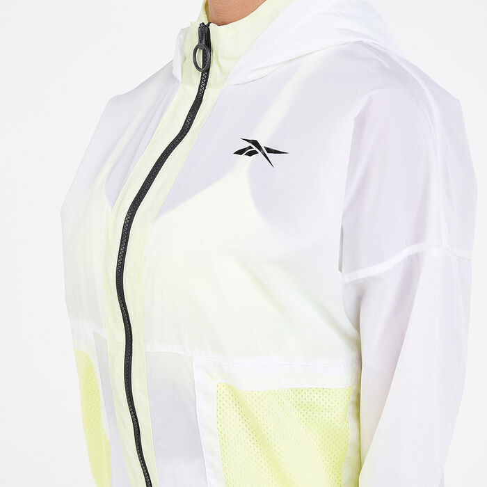 Reebok Women's Meet You There Jacket White Reebok Women's Meet You There Jacket White image number 3