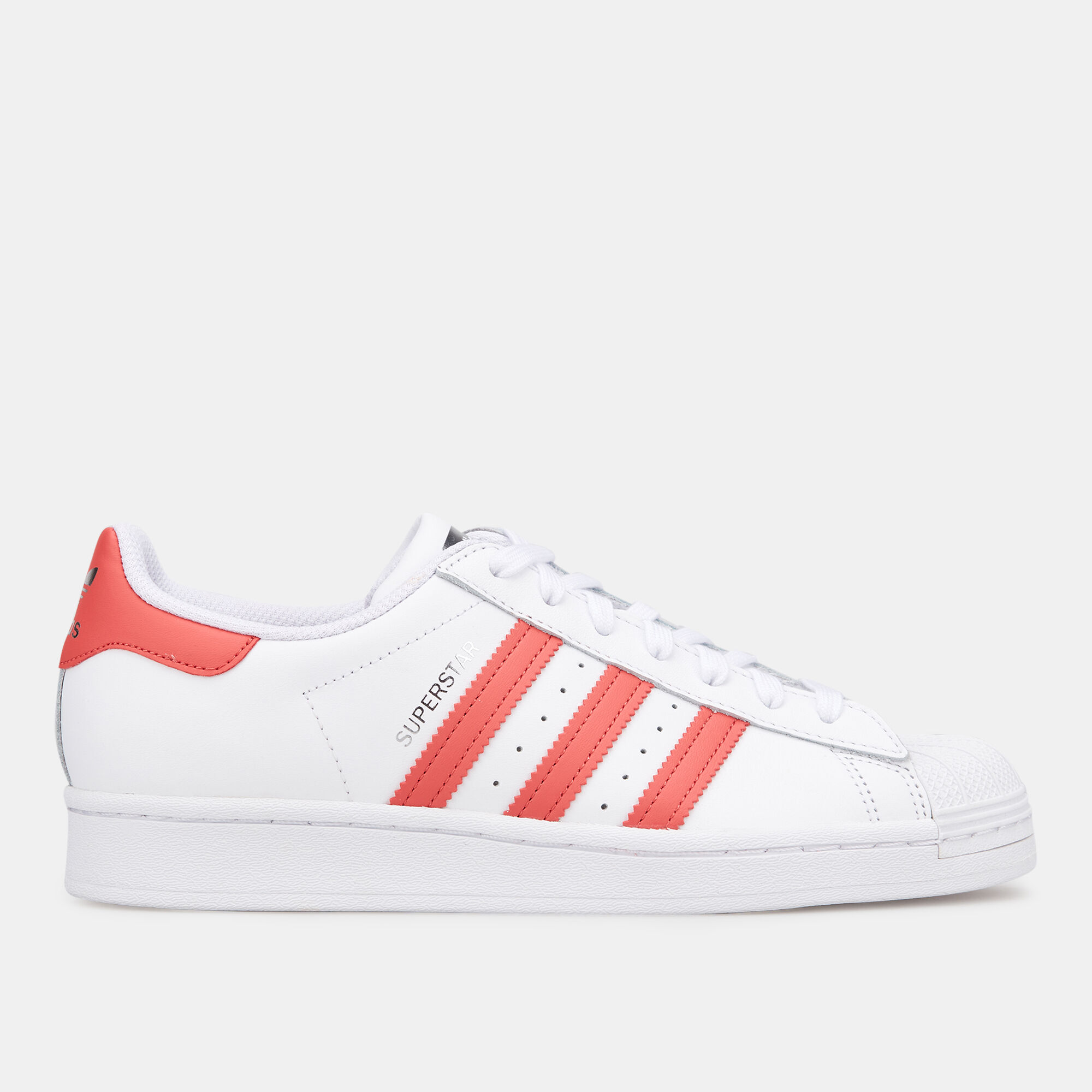 White and pink shell toe adidas 2025