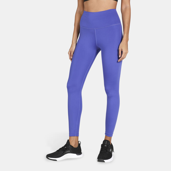Nike Women's 7/8 Yoga Leggings Blue image number 0
