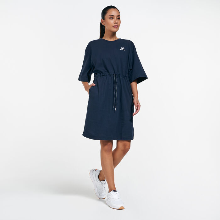 New Balance Women's Athletics T-Shirt Dress Black image number 0