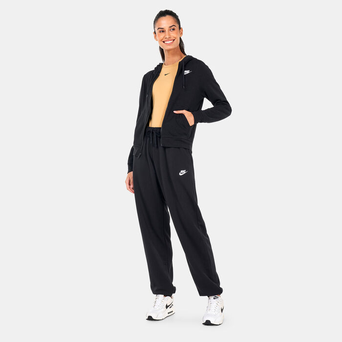 Nike Women's Sportswear Club Fleece Sweatpants Black Nike Women's Sportswear Club Fleece Sweatpants Black image number 2
