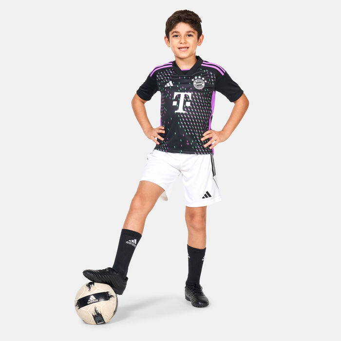 adidas Kids' FC Bayern Munich Away Jersey - 2023/24 Black image number 2