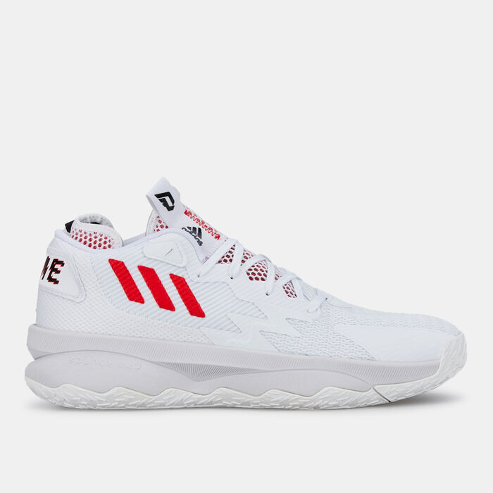adidas Men's Dame 8 Basketball Shoe White adidas Men's Dame 8 Basketball Shoe White image number 3