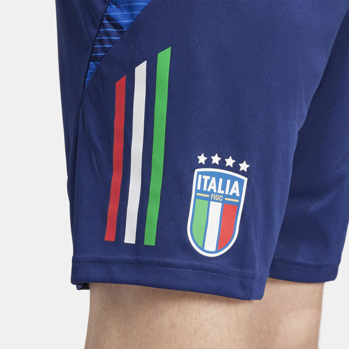 adidas Men's Italy Tiro Competition Training Football Shorts - 2024 Blue adidas Men's Italy Tiro Competition Training Football Shorts - 2024 Blue image number 3