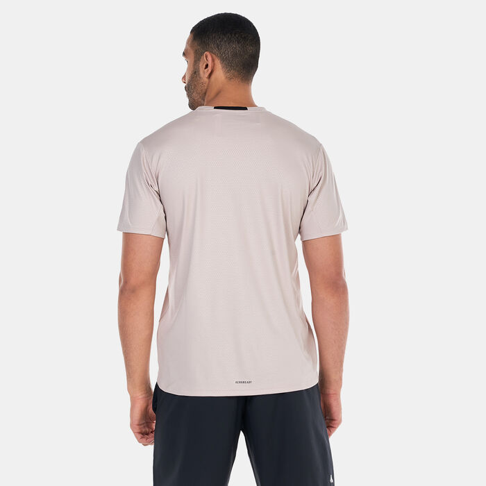 adidas Men's Designed For Training Strength Workout T-Shirt Brown adidas Men's Designed For Training Strength Workout T-Shirt Brown image number 1