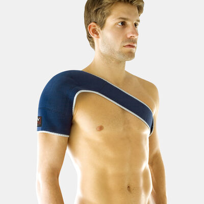 Body Sculpture Terry Cloth Lined Shoulder Wrap Multi