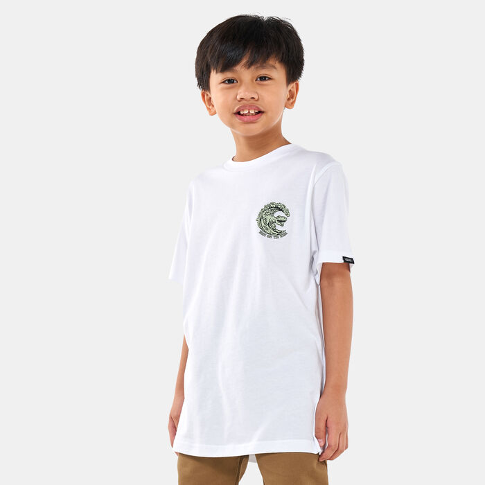 Vans Kids' Off The Wall Surf Dino T-Shirt (Older Kids) White Vans Kids' Off The Wall Surf Dino T-Shirt (Older Kids) White image number 0