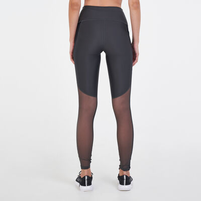 Under Armour Women's UA Project Rock HeatGear® No-Slip Waistband Leggings Grey