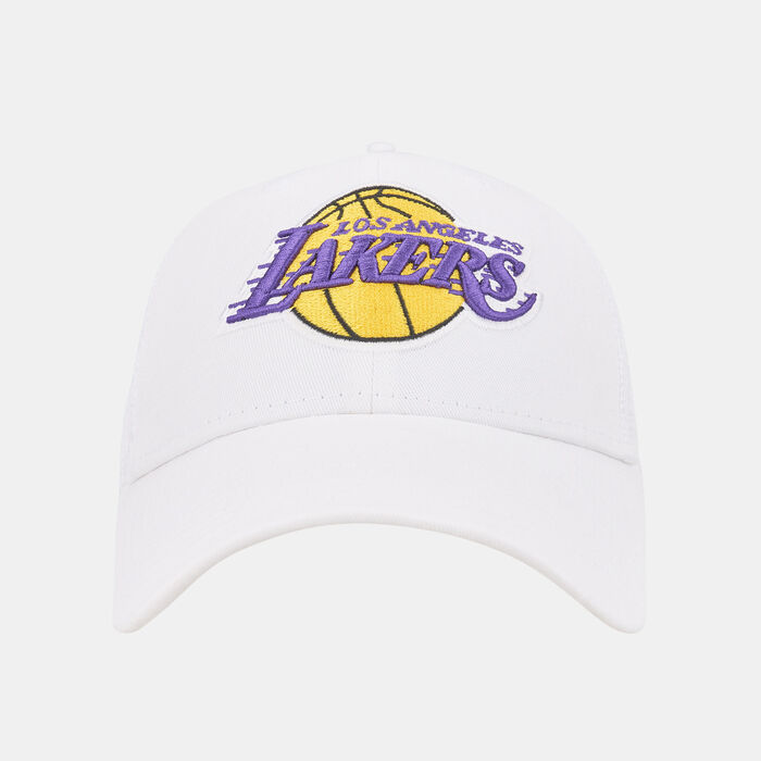 New Era Men's Los Angeles Lakers Home Field 9FORTY A-Frame Trucker Cap White New Era Men's Los Angeles Lakers Home Field 9FORTY A-Frame Trucker Cap White image number 0