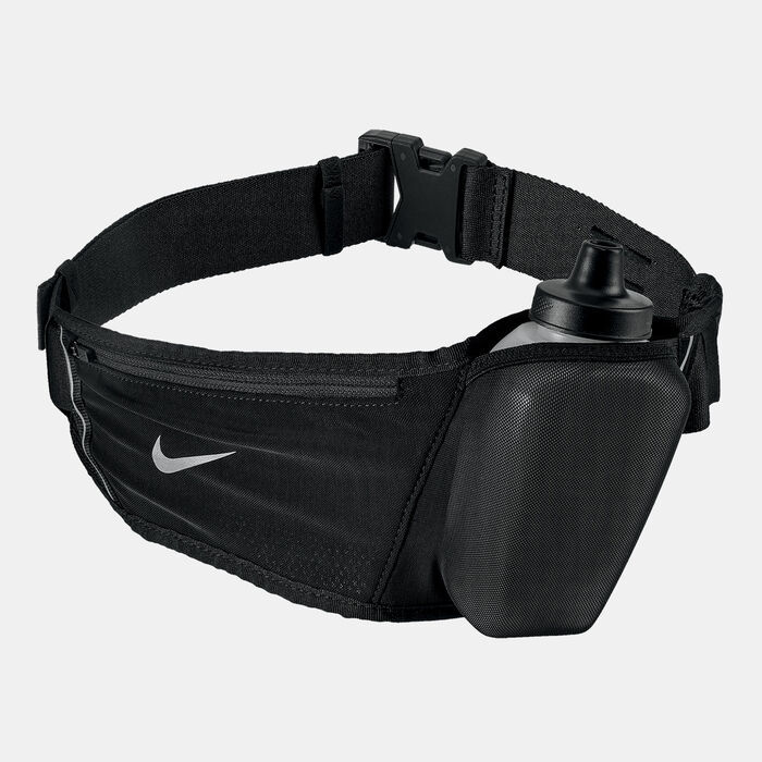 Nike Flex Stride Running Bottle Belt (355ml) Black Nike Flex Stride Running Bottle Belt (355ml) Black image number 0
