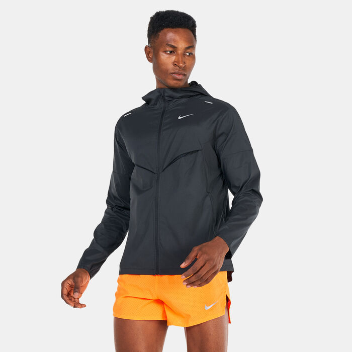 Nike Men's Windrunner Running Jacket Black Nike Men's Windrunner Running Jacket Black image number 0