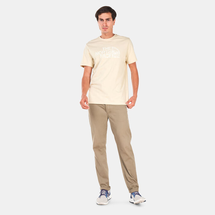 The North Face Men's Woodcut Dome T-Shirt Green The North Face Men's Woodcut Dome T-Shirt Green image number 2