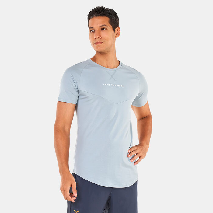 SQUATWOLF Men's Statement T-Shirt Blue SQUATWOLF Men's Statement T-Shirt Blue image number 0
